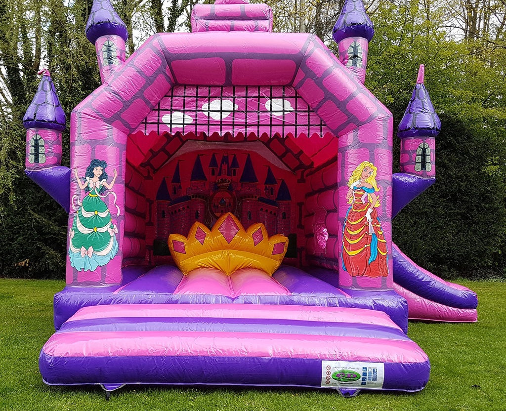 Prinses kasteel met glijbaan