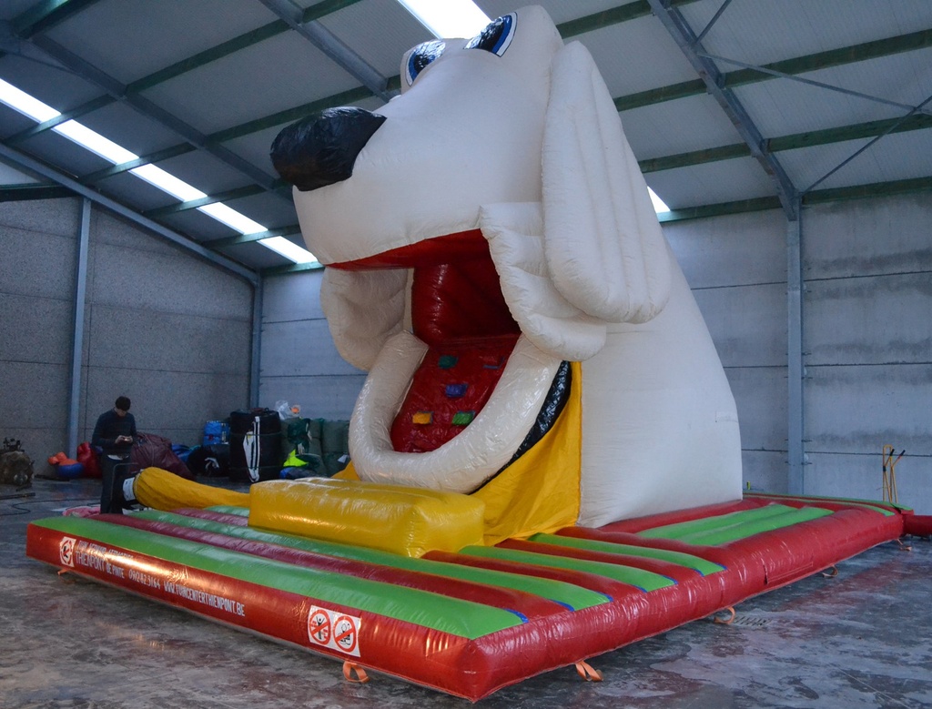 Glijbaan Happende Hond