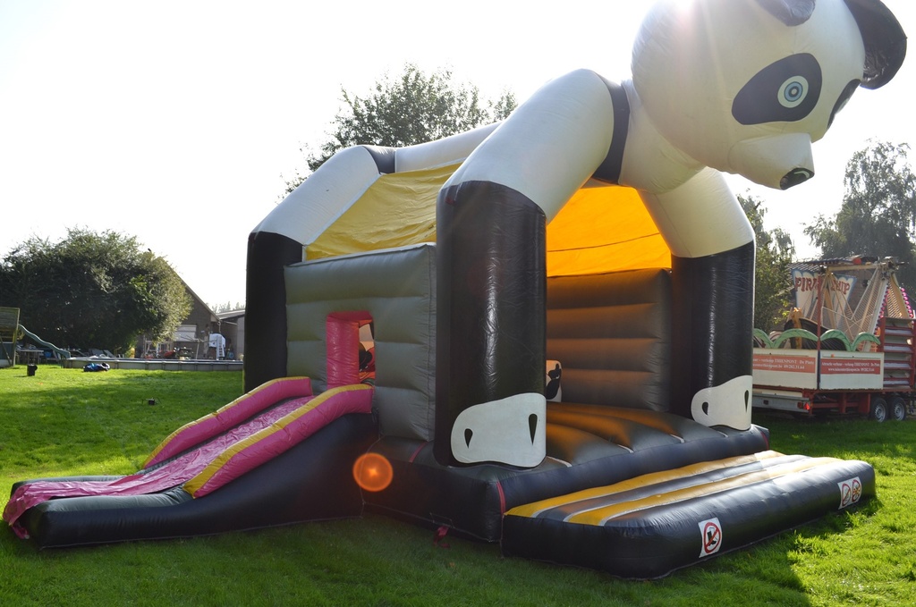 Springkasteel Panda Groot - Glijbaan