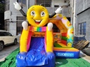 Springkasteel Smiley met glijbaan