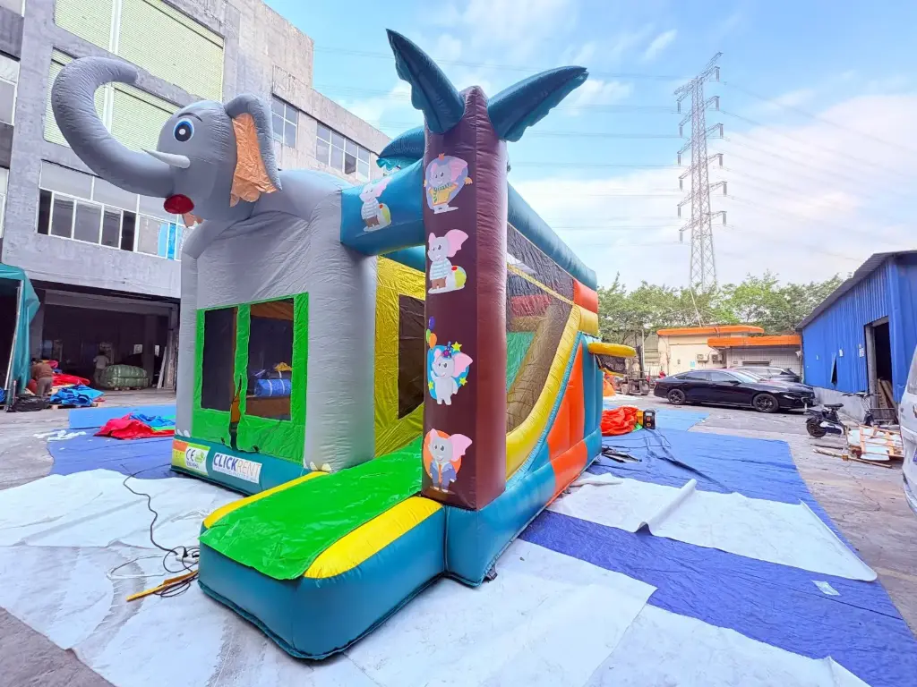 Springkasteel Olifant 4 x 5m 