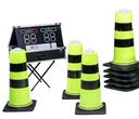 IPS Kegels / Pylonnen (set van 10 kegels incl. scorebord)
