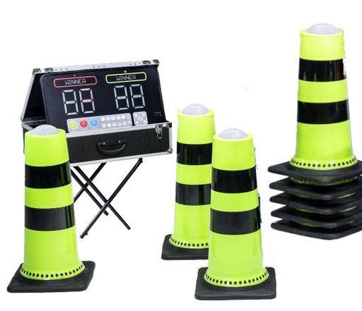 [1829] IPS Kegels / Pylonnen (set van 10 kegels incl. scorebord)